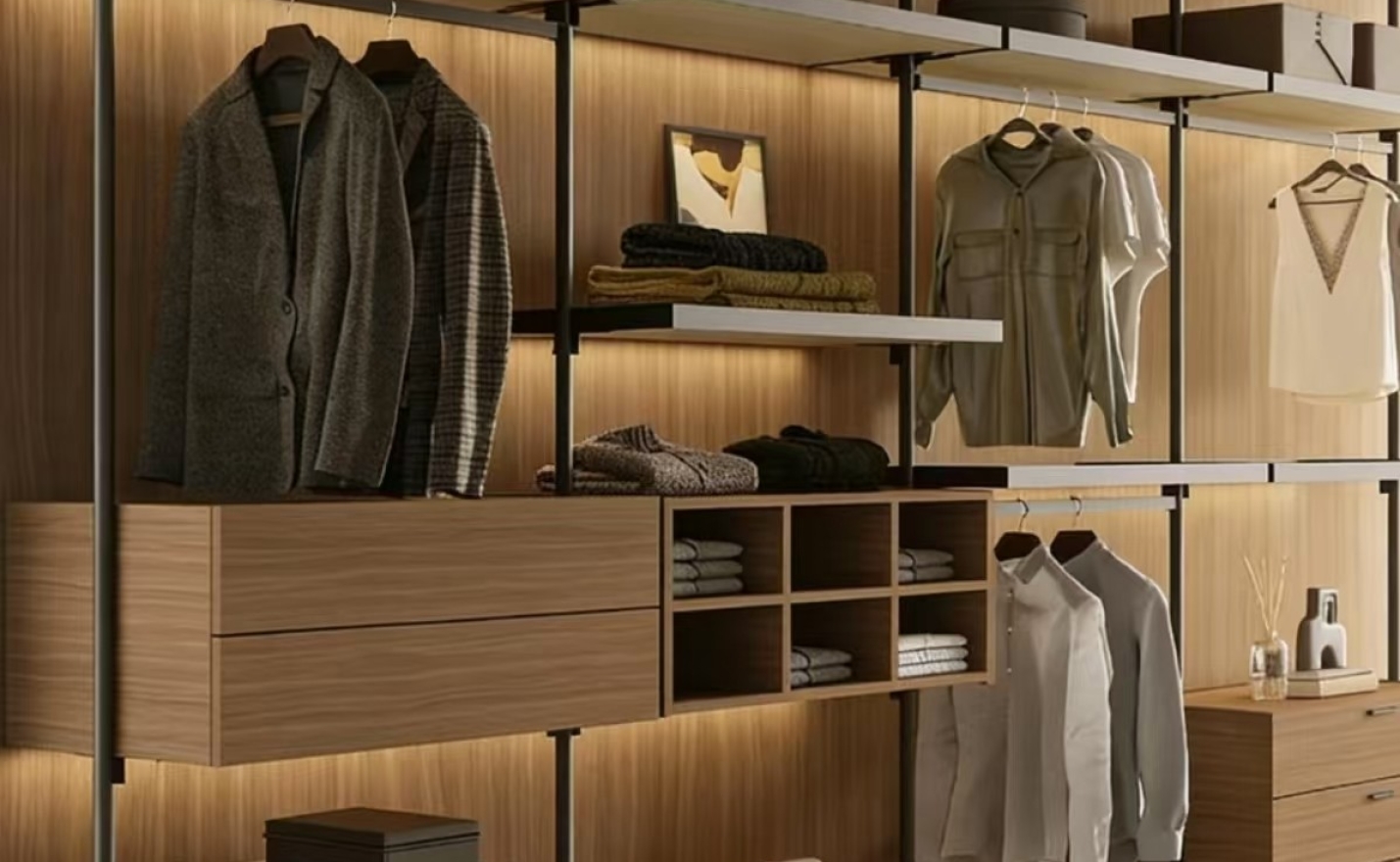 俪曼 | 高定壁挂衣柜系统