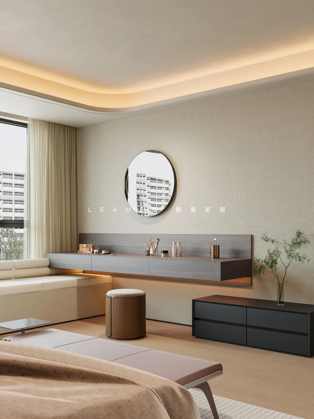 御湖镜225m²，意式极简设计方案(图11)