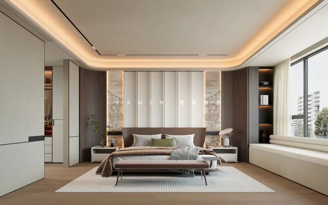 御湖镜225m²，意式极简设计方案(图9)