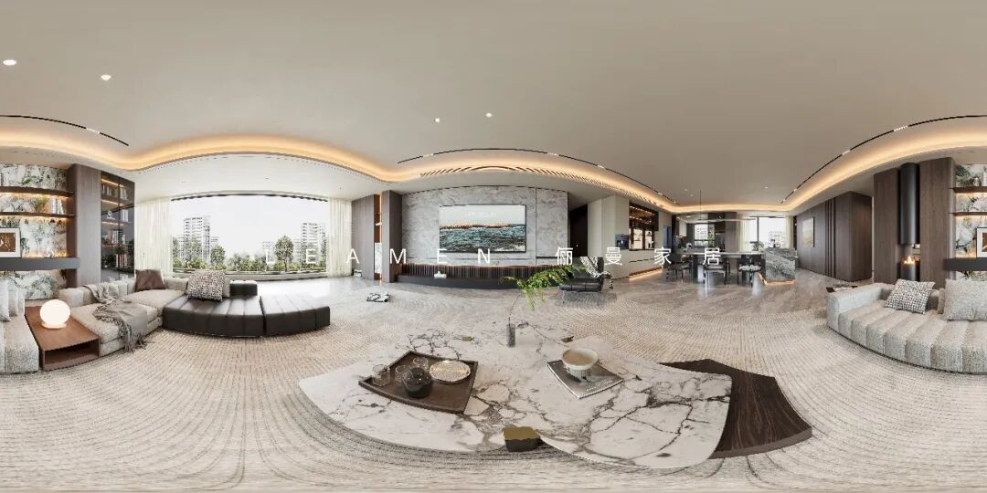 御湖镜225m²，意式极简设计方案(图21)