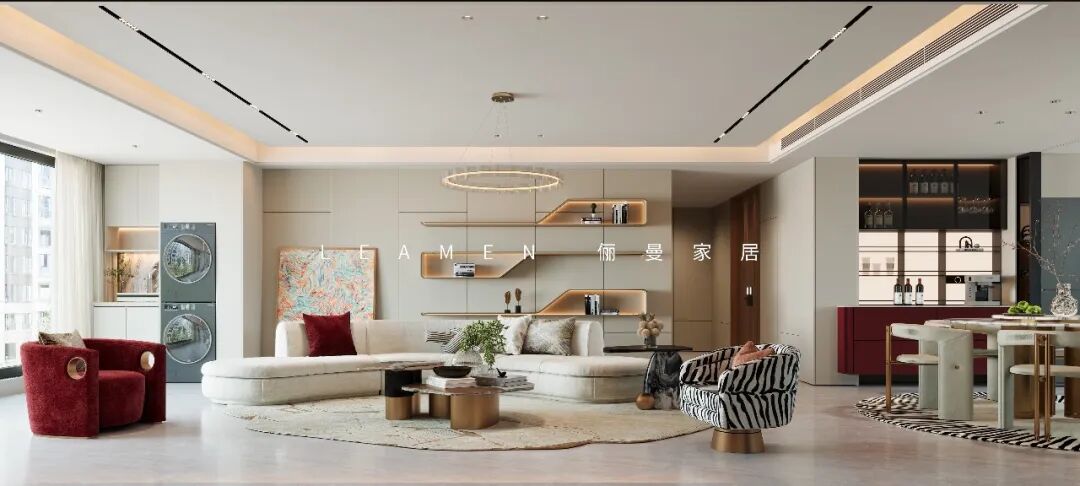 湖西观云197m²，意式极简设计方案(图1)