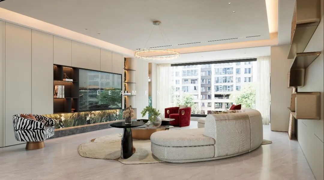 湖西观云197m²，意式极简设计方案(图2)