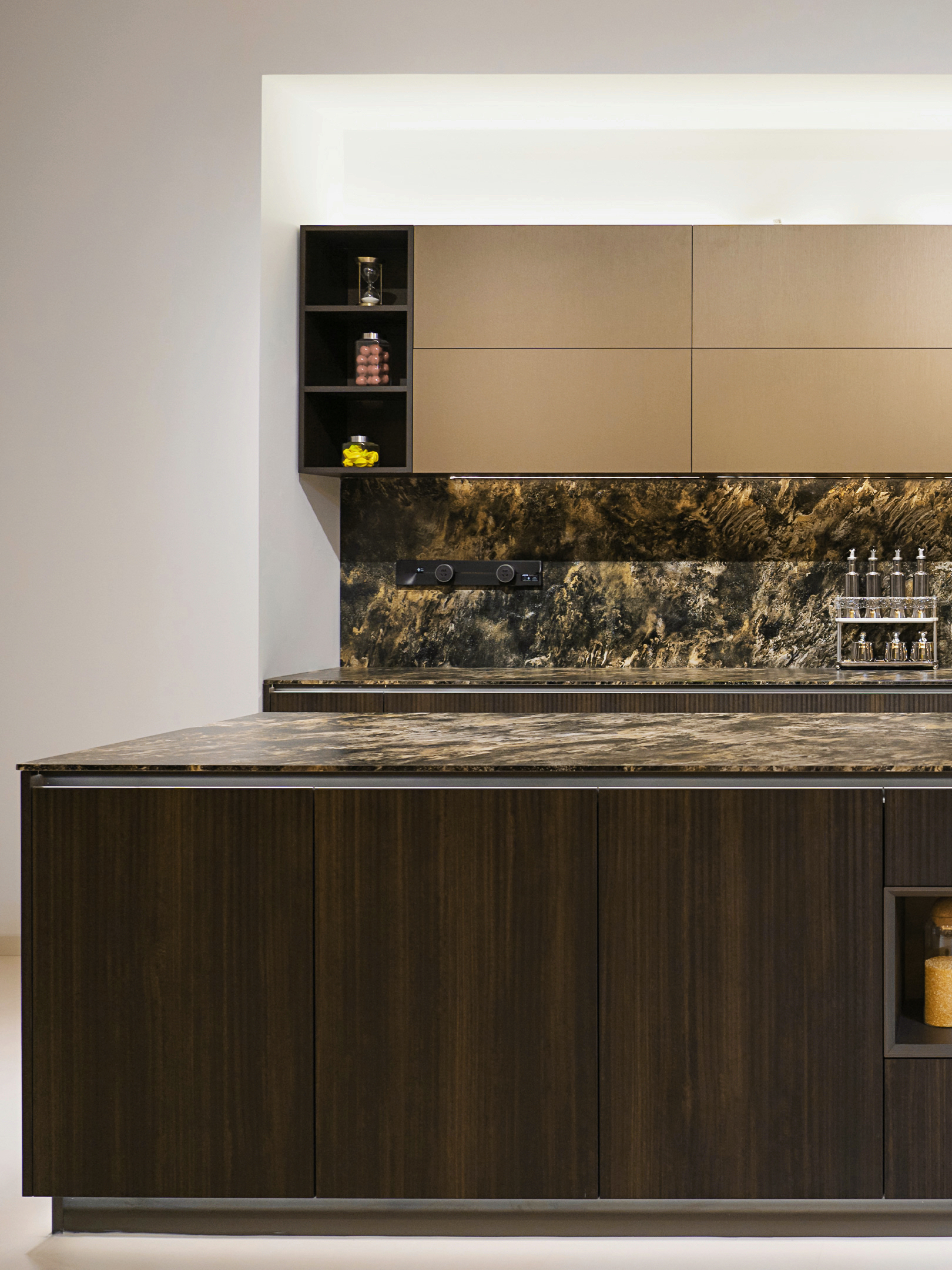 高级感厨房，美到窒息！(图1)